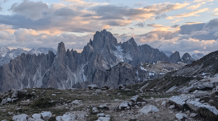View over the Cadini di Misurina