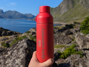 Alpine Exploratory flask outdoors