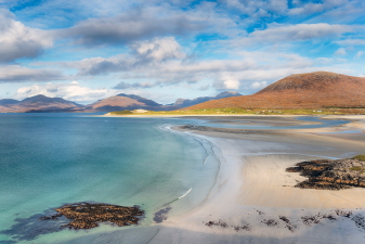 Views over Luskentyre on the Hebridean Way