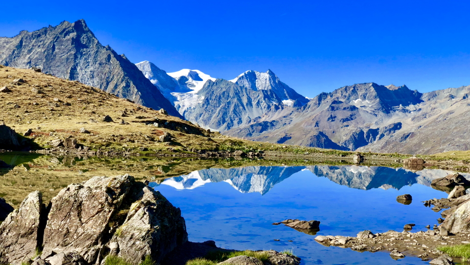 Approaching Col du Tsate on the Walker's Haute Route