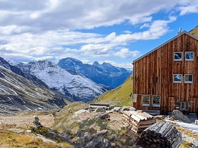The Kesch hut South of Davos