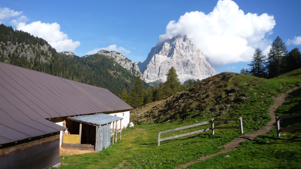 Monte Pelmo from near Passo Palafavera (2011)