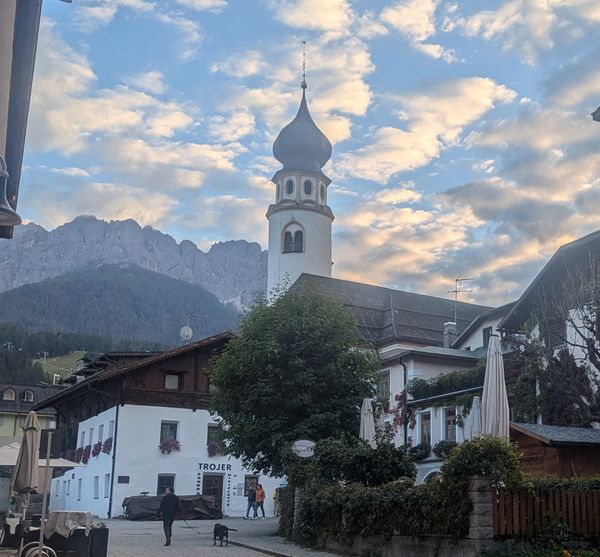 Historic San Candido in the Dolomites