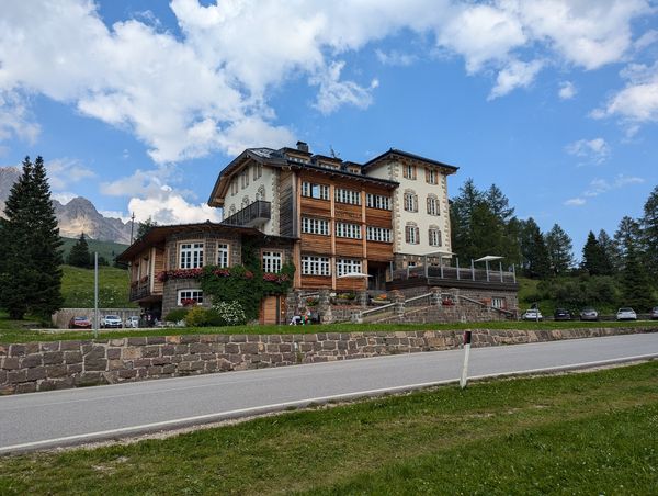 Passo San Pellegrino at the southern end of the Alta Via 2