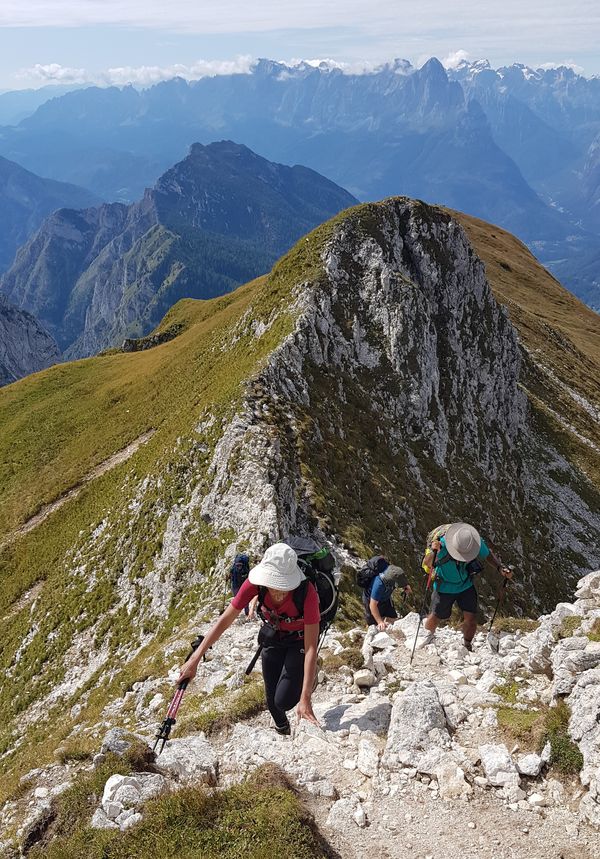 Ascent of the Cime di Zita