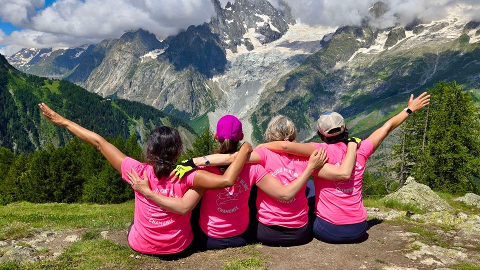 Team on the Tour du Mont Blanc