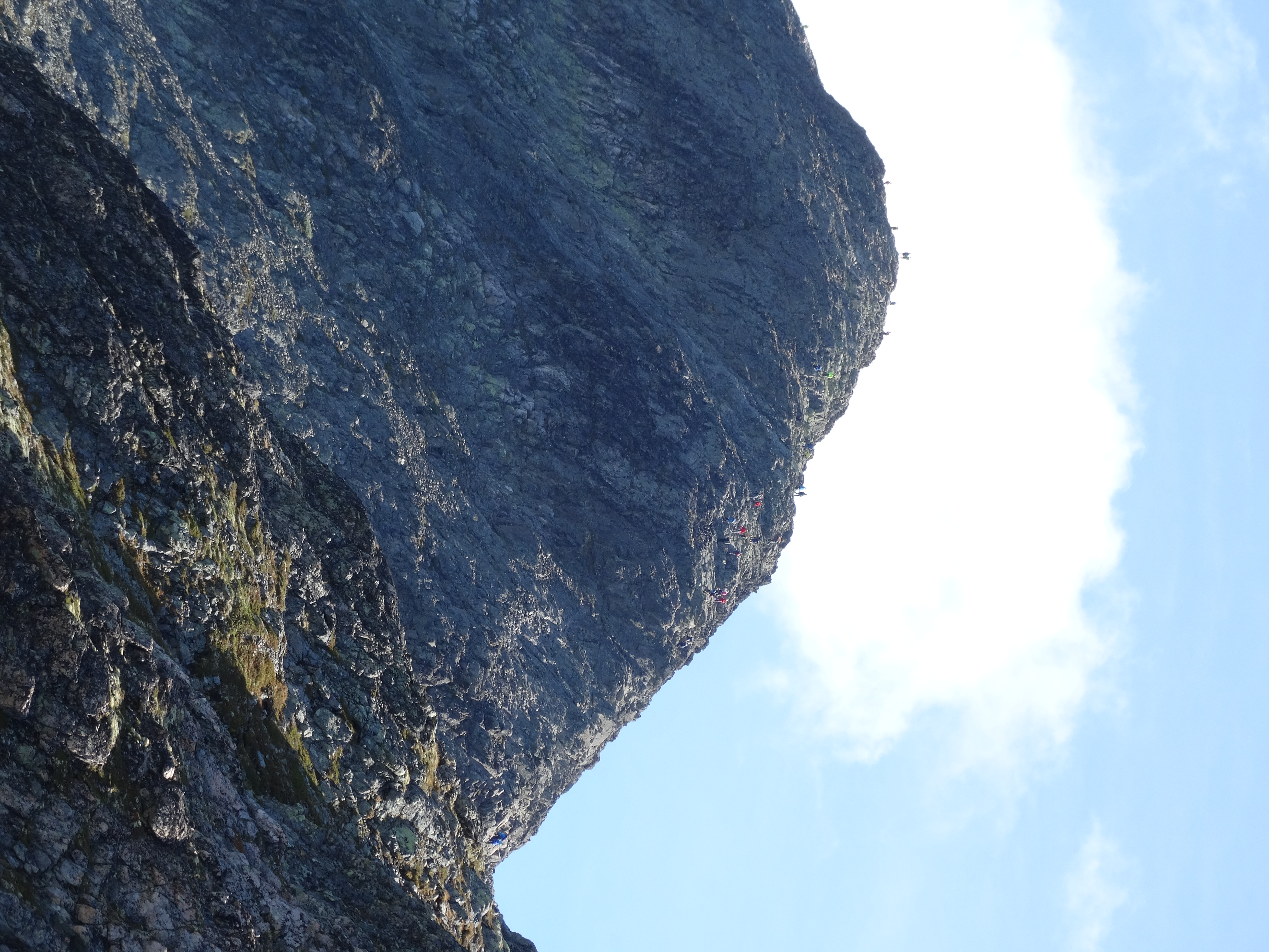 Boulder field on the ascent of Glittertind
