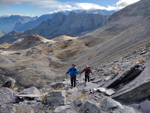 Ascent to Col de Chaviere