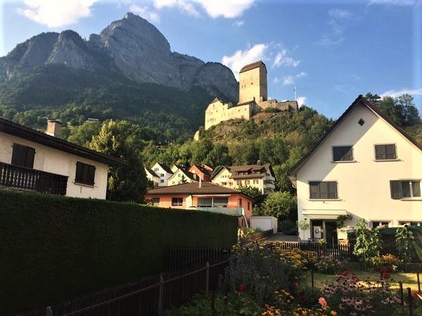 Sargans on the Via Alpina
