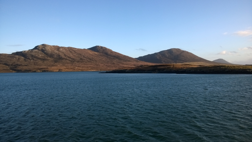 The view from Lochmaddy Pier, Hebrides, Scotland