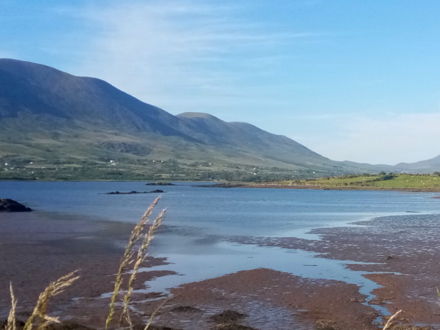 View from Cahersiveen on the Kerry Way