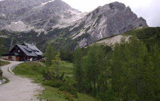 At the Vrsic pass, Julian Alps, Slovenia